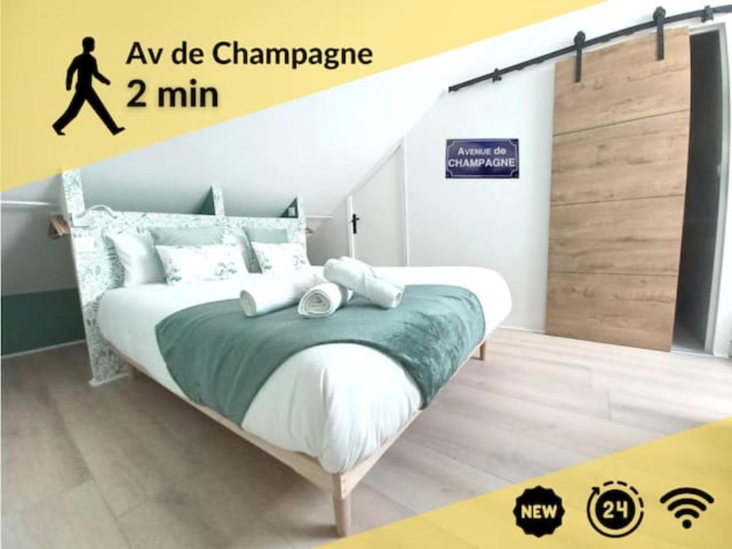 #Seasons. 2' From Av Champagne. Design Cocoonig. New Apartment Epernay Exterior photo